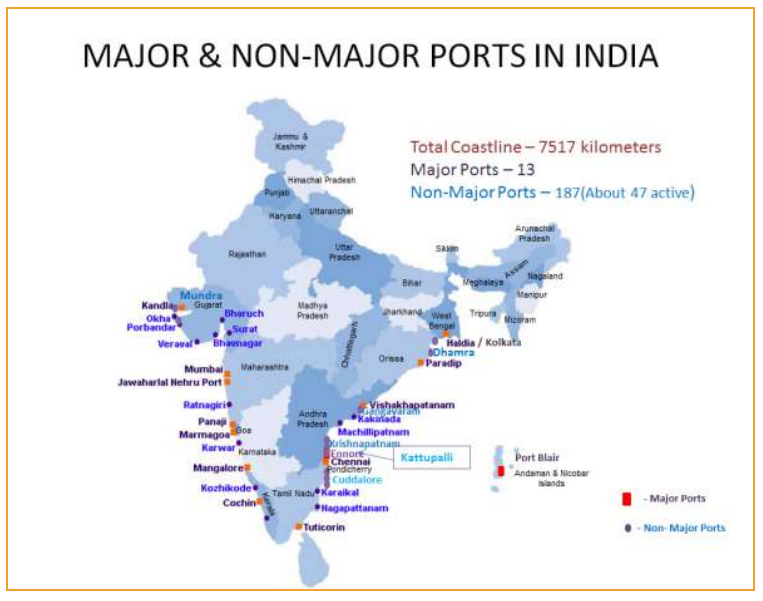  PDF Major Ports In India Map PDF